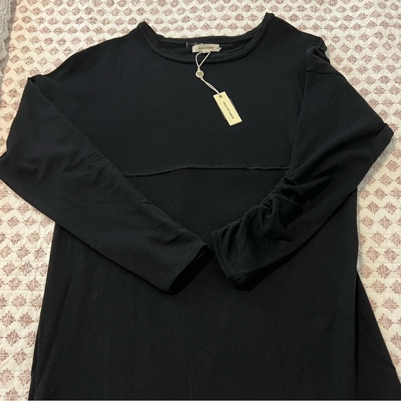 NWT Max Studio French Terry Swing Dress Black Size Small - Picture 4 of 10